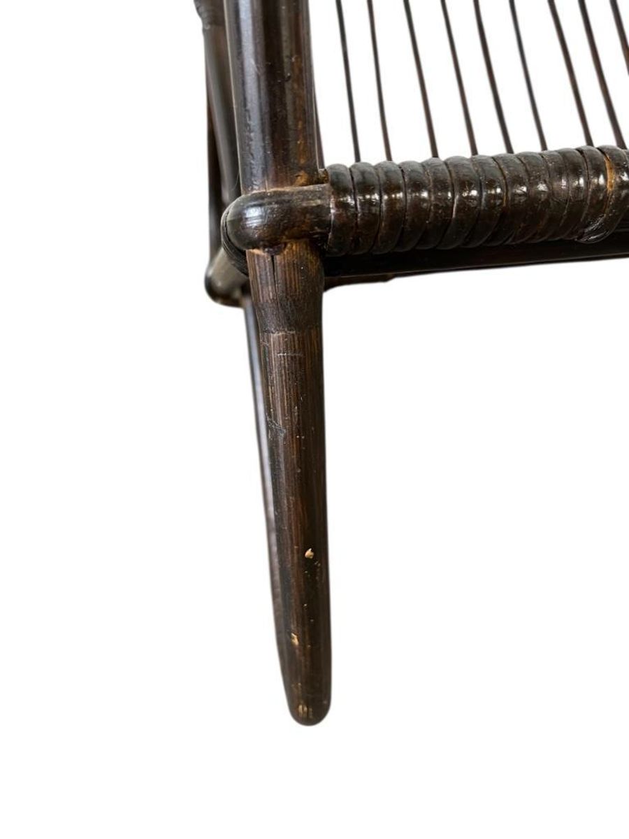 Vintage Rotan Bijzettafel / Sidetable / Plantentafel image 6