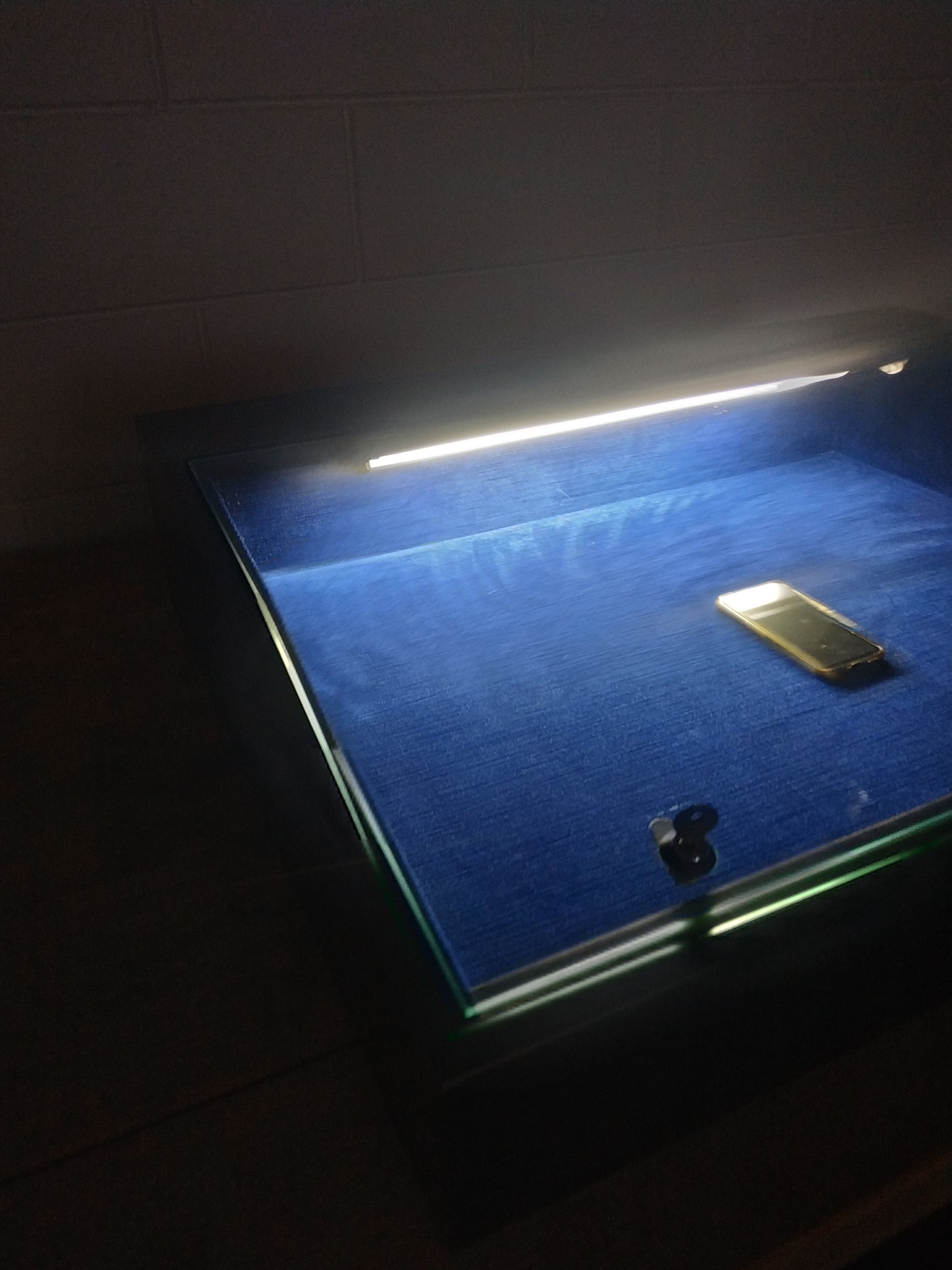 Zeldzame Vintage Jaren 60-70 Vitrinekast Met Verlichting image 11