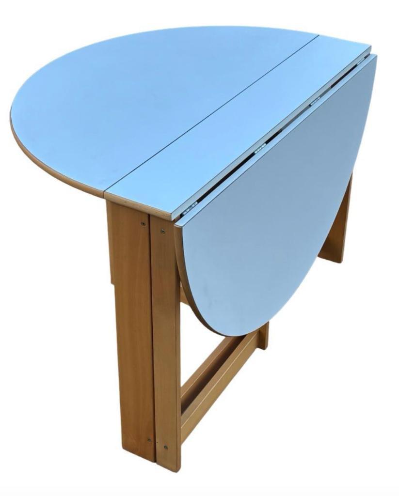Vintage Ronde Scandinavische Opklapbare Eettafel Design image 14