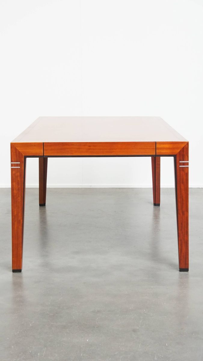 Prachtige Art Deco Set Bestaande Uit Een Eettafel En 4 Eetkamerstoelen Van Schuitema image 2