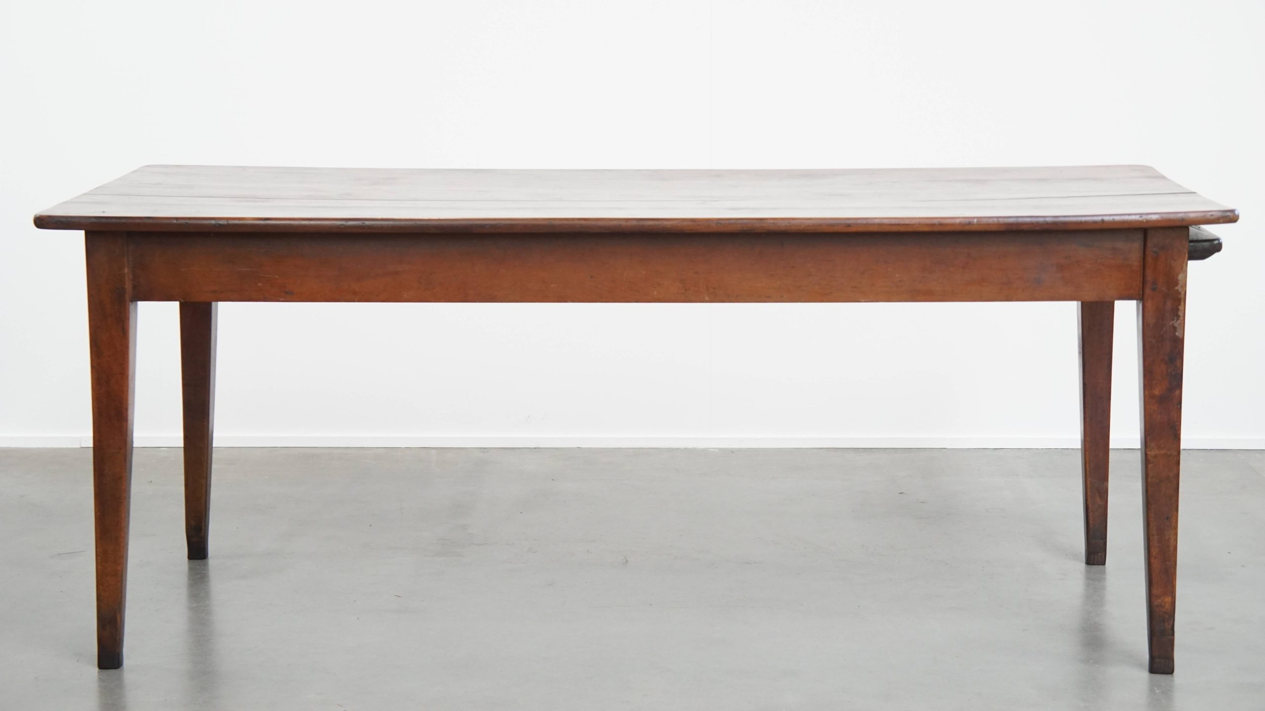 Antieke Franse Eettafel Gemaakt Van Kersenhout In Een Warme Kleur image 7