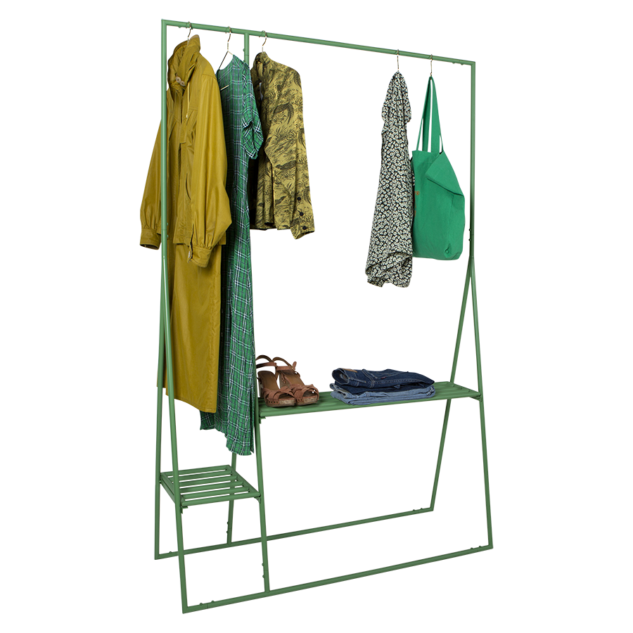 HKLIVING Kledingrek Met Hanger/Haakset image 2