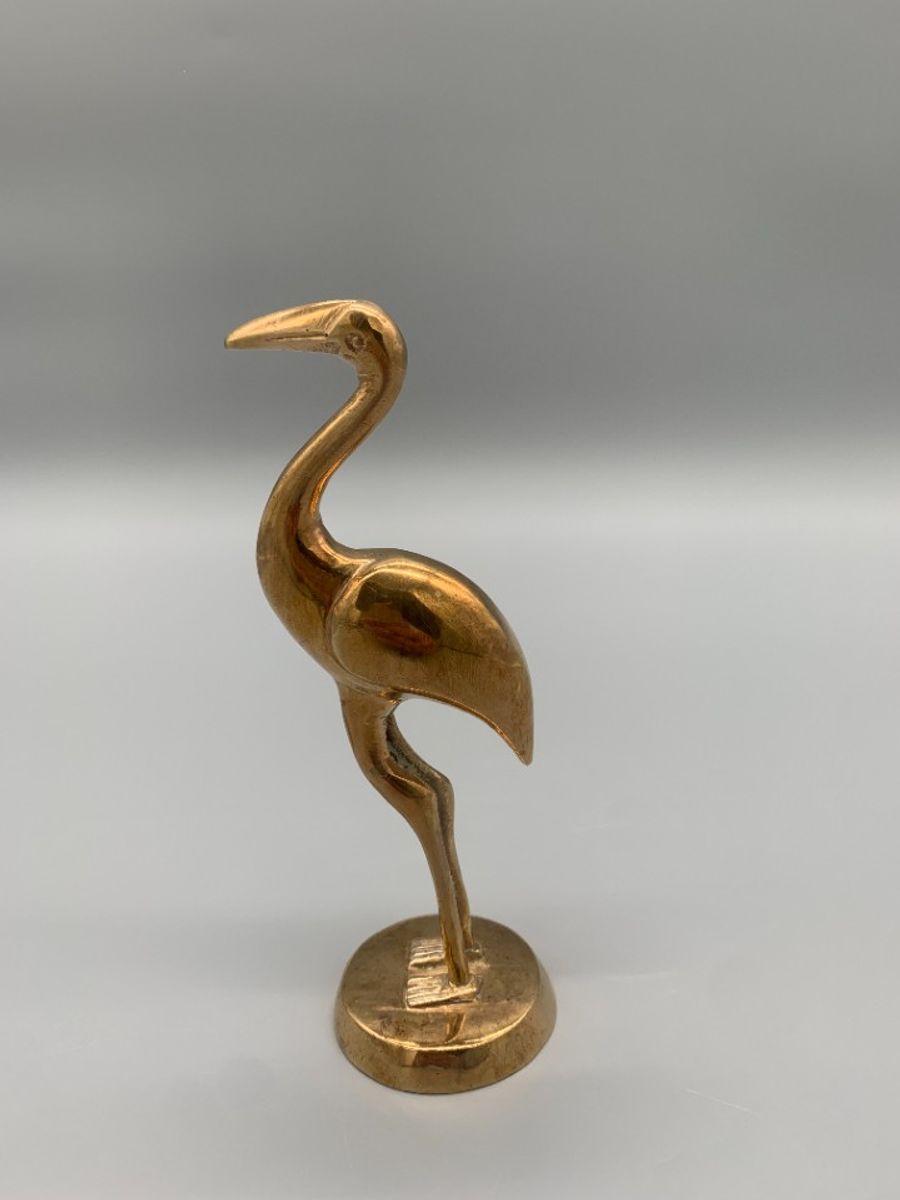 Messing Flamingo Op Voet image 5