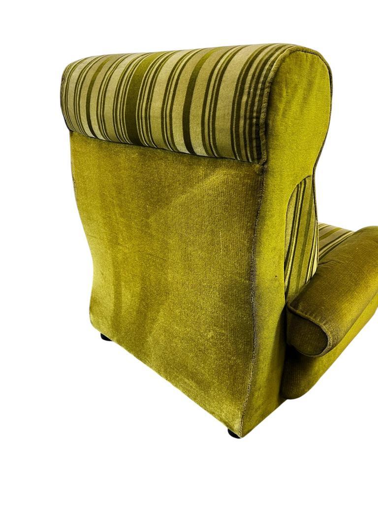 Vintage Groene Eenzit / Zetel / Fauteuil image 4