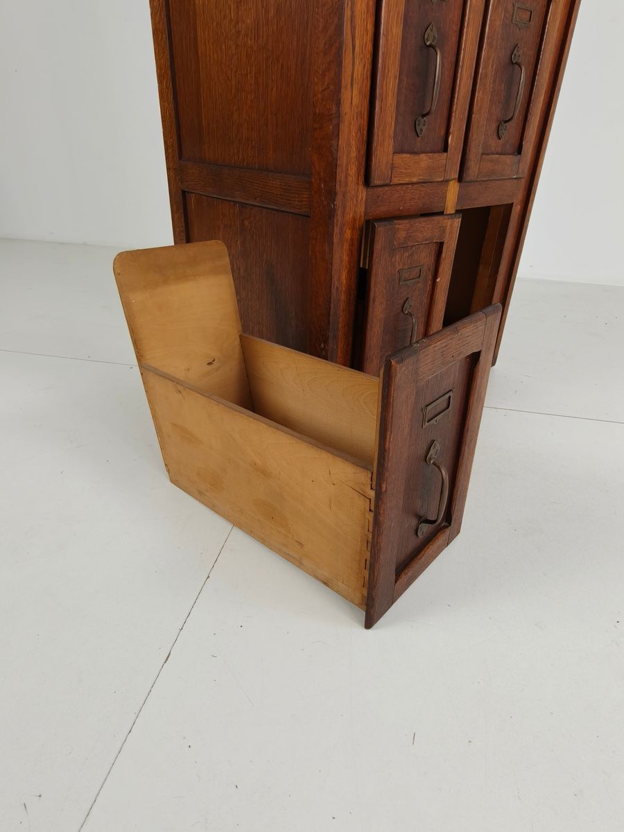Antieke Eikenhouten Archiefkast – Ca. 1900–1920 image 7