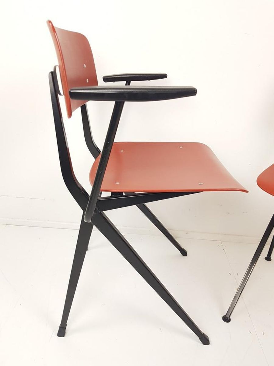 2 Marko Stoelen Model S201 Setprijs | Armleuning Ossenbloed image 3