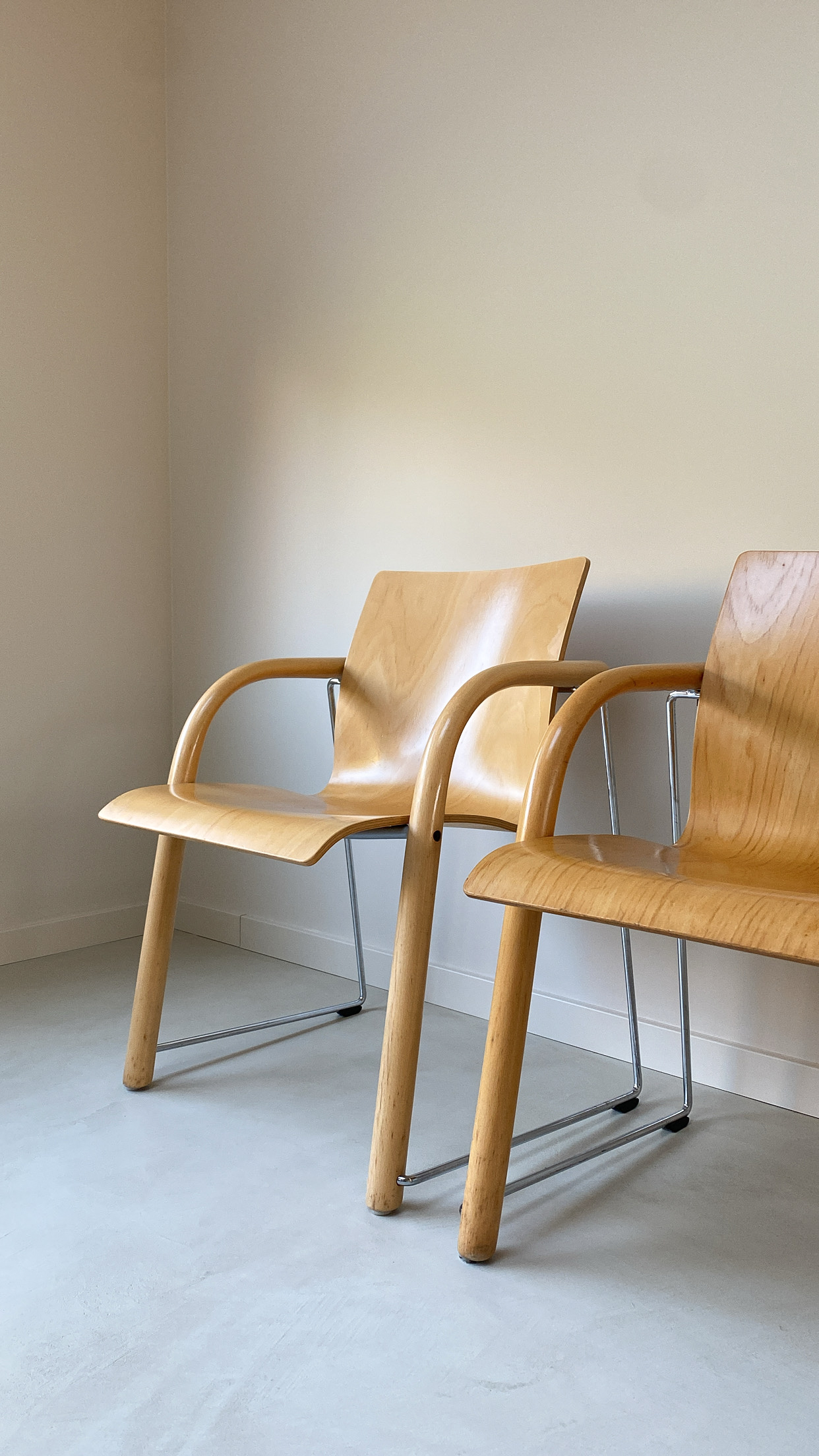 Vintage Houten Thonet Stoelen S320 image 6