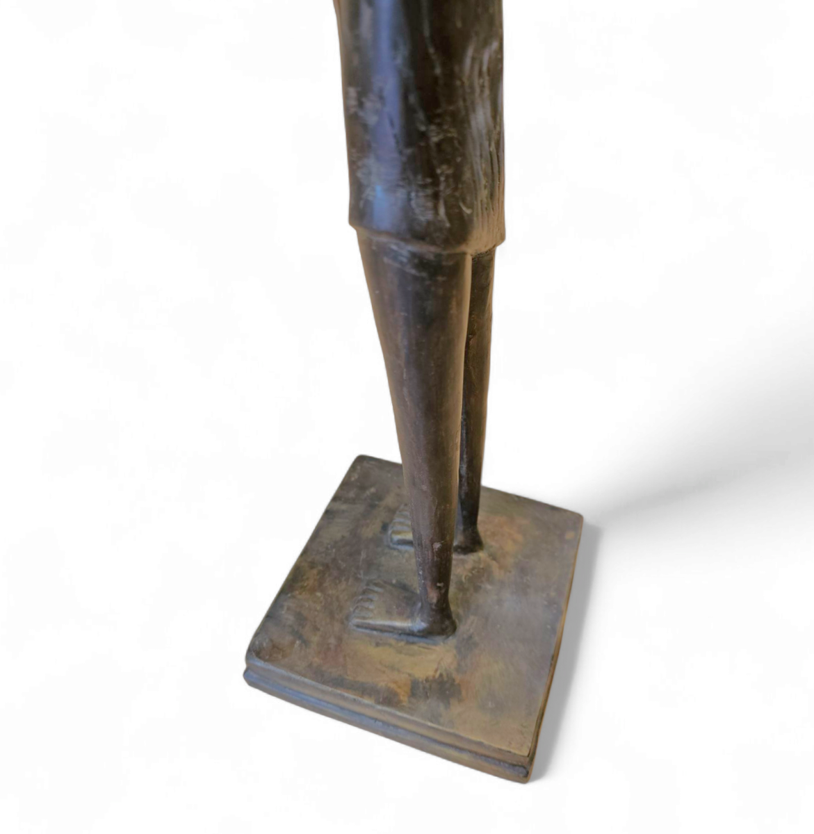 African Bronze Figure Sculpture 1970s image 13