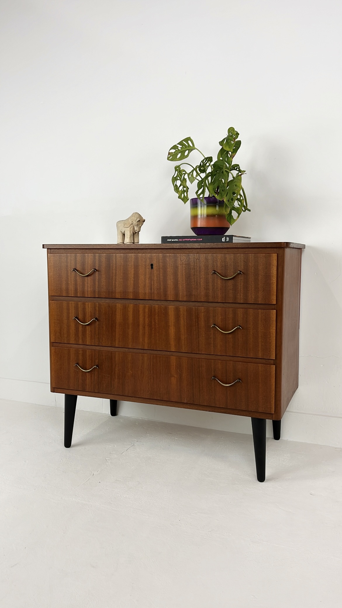 Scandinavisch Vintage Teak Fineren Ladekast Stenvo image 5