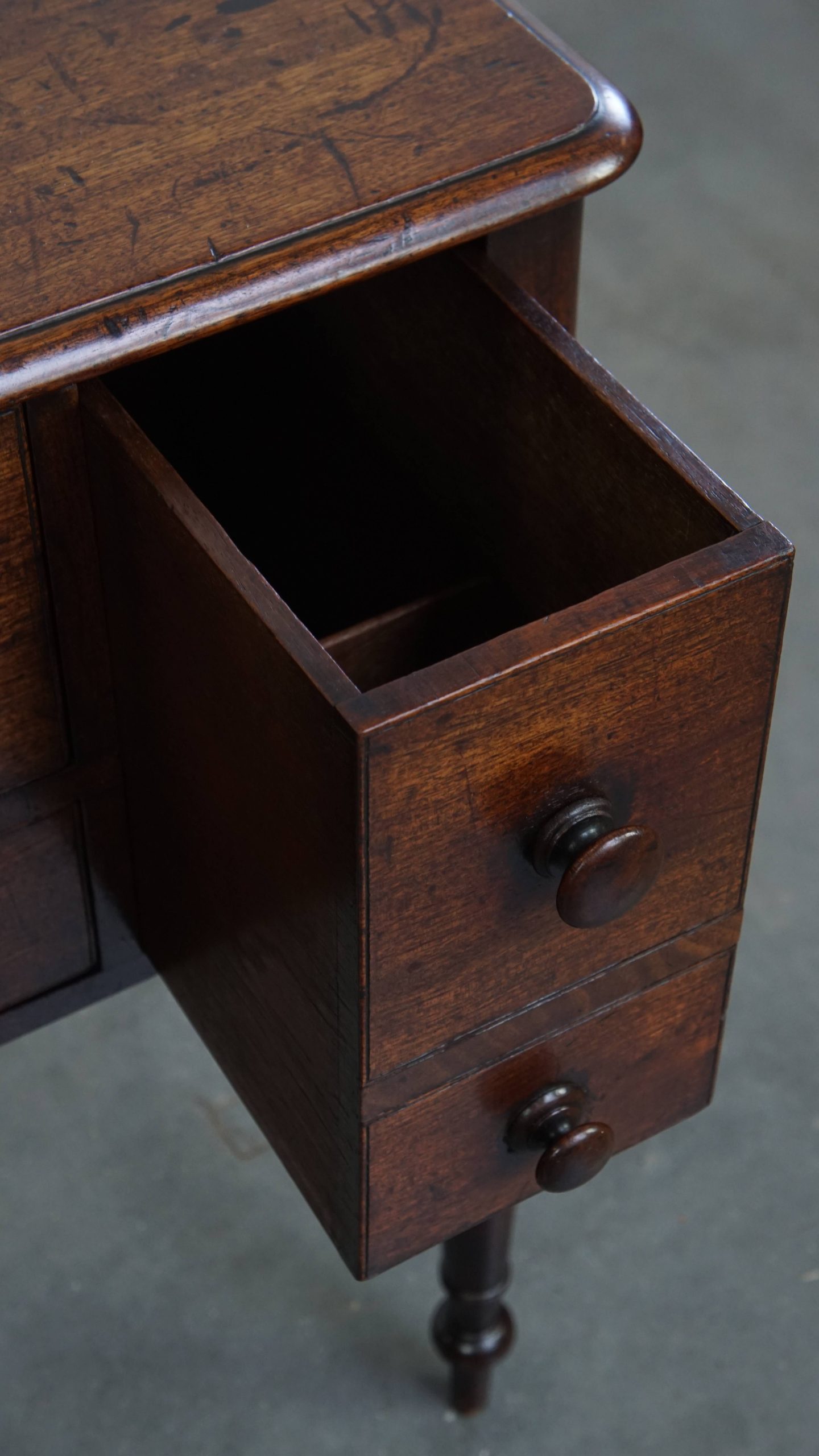 Prachtige Antieke Engelse Lowboy/ Side Table Uit Vroeg 19e Eeuw image 10