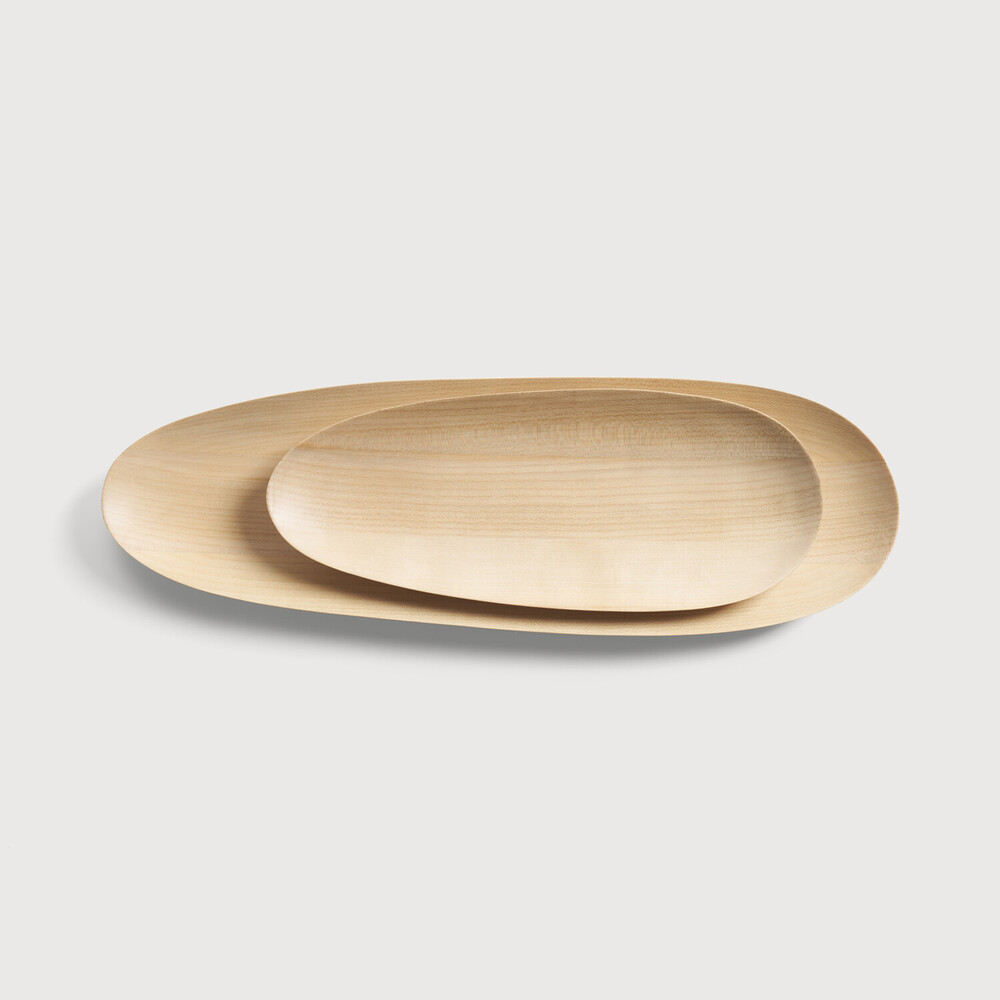 Ethnicraft Thin Oval Boards Set Sycamore image 4