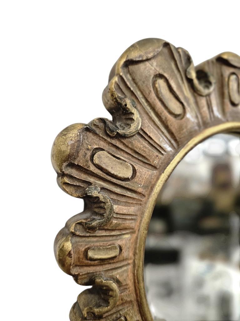 Vintage Gouden Barok Spiegel / Wandspiegel image 9