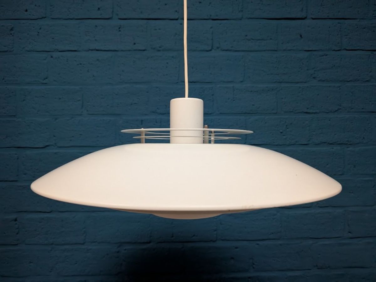 Vintage Schalenlamp, Deens Design, Toplamper image 6