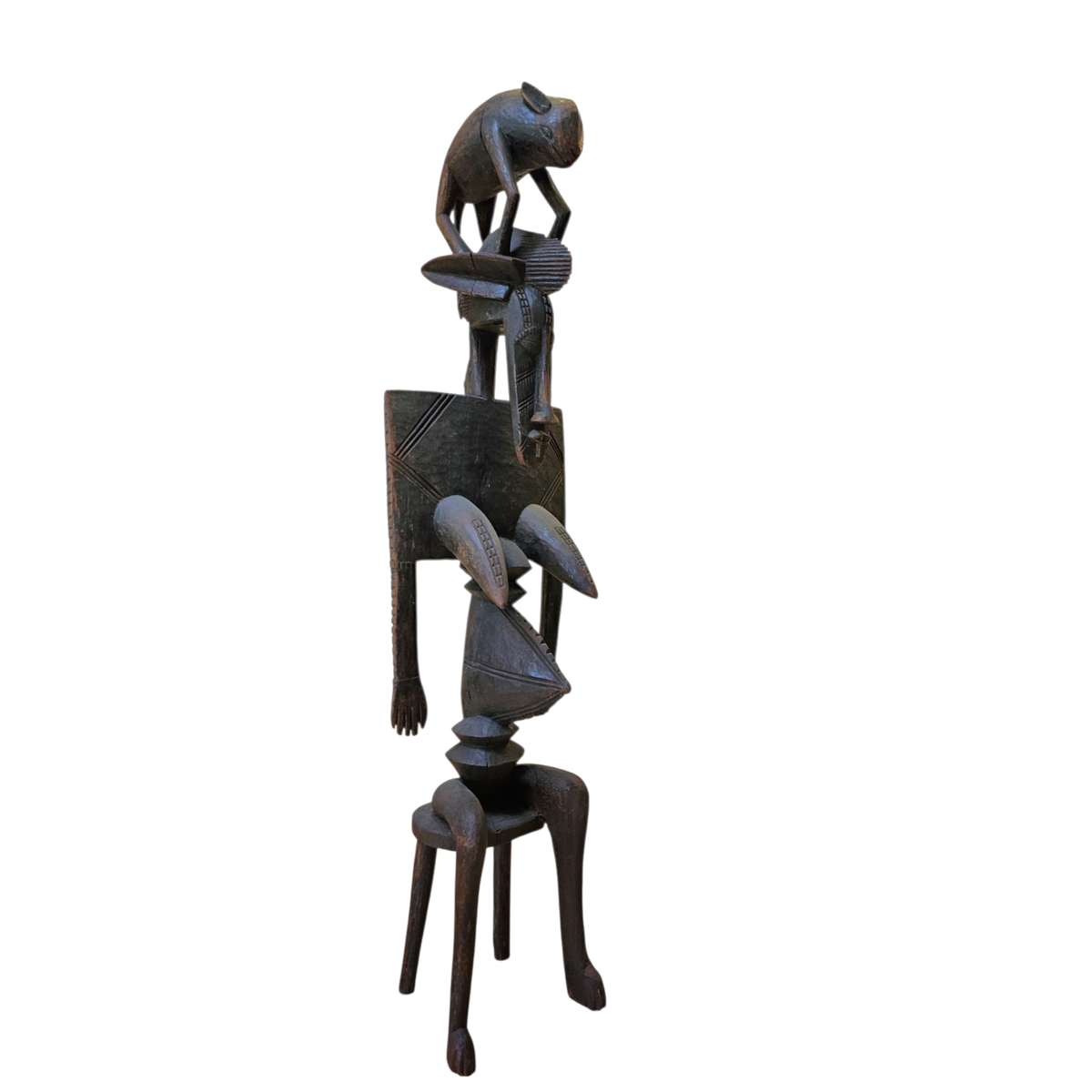 Wooden / Dogon / African Figure Sculpture / 1960s image 11