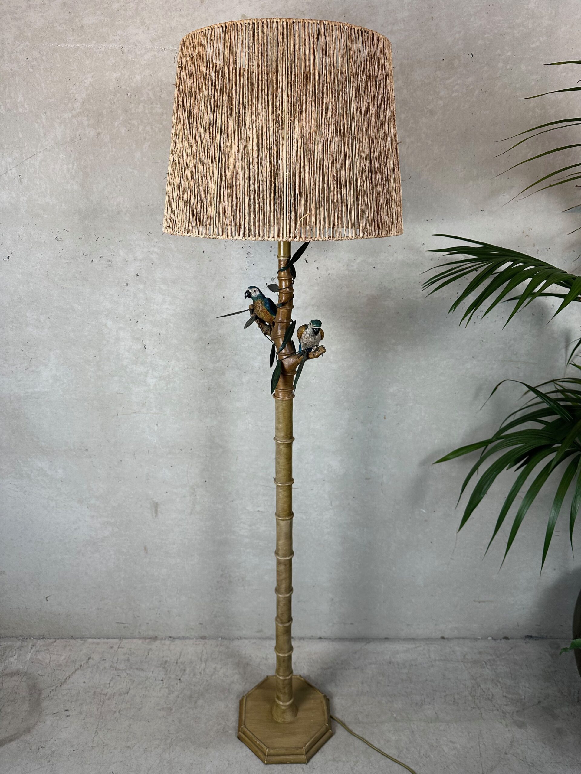 Vintage ‘botanical’ Vloerlamp image 8