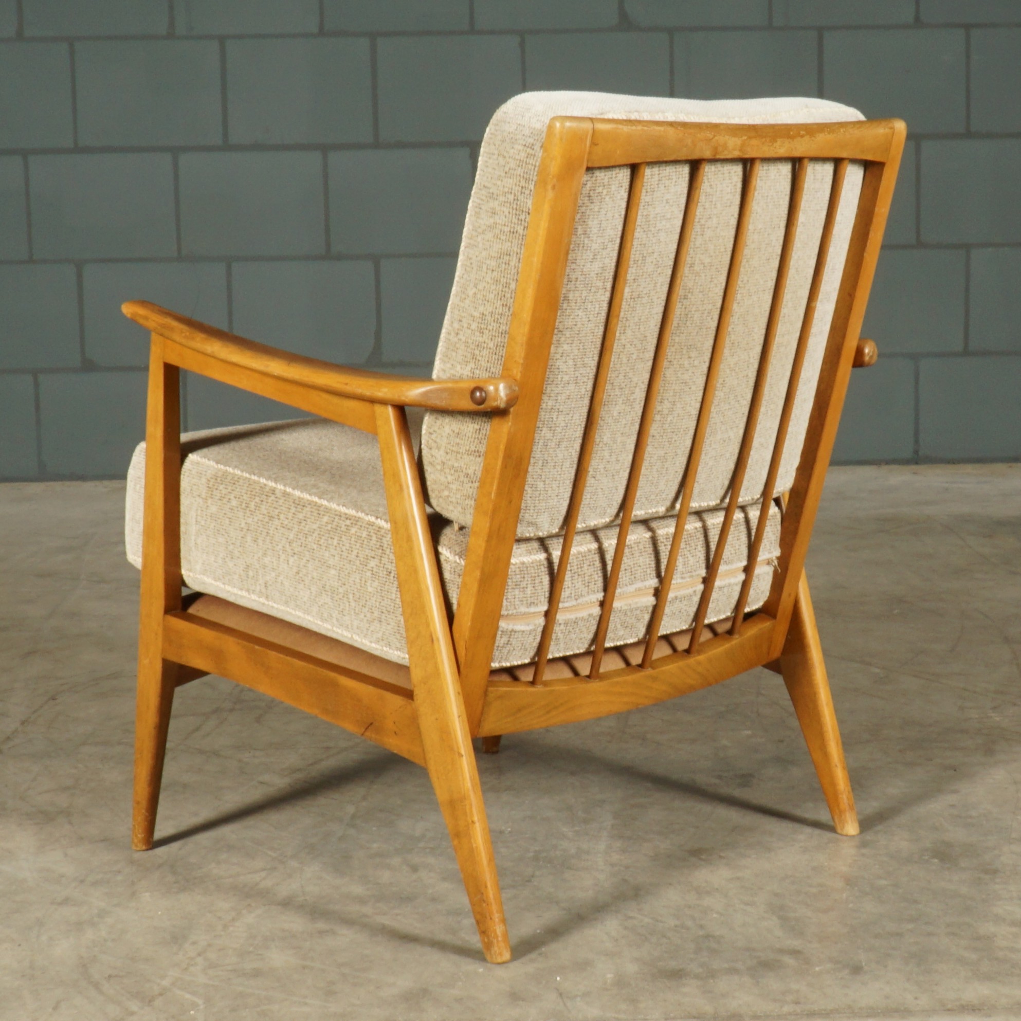 Set Deense Lougefauteuils – Notenhout – Jaren 60 image 7