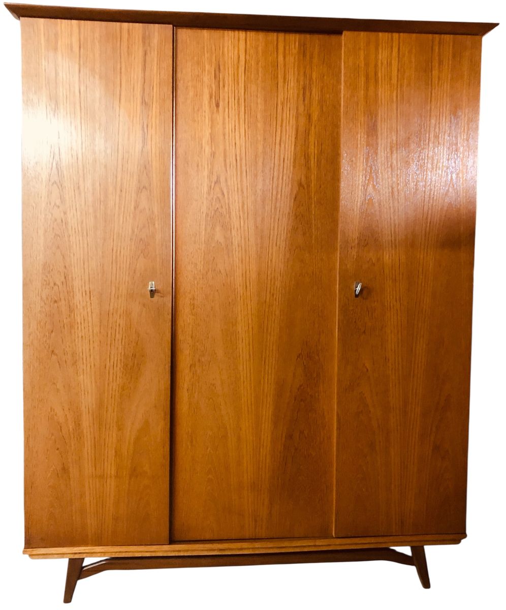 Vintage Kledingkast | Teak Hout | Jaren 60 | Retro Kast image 3