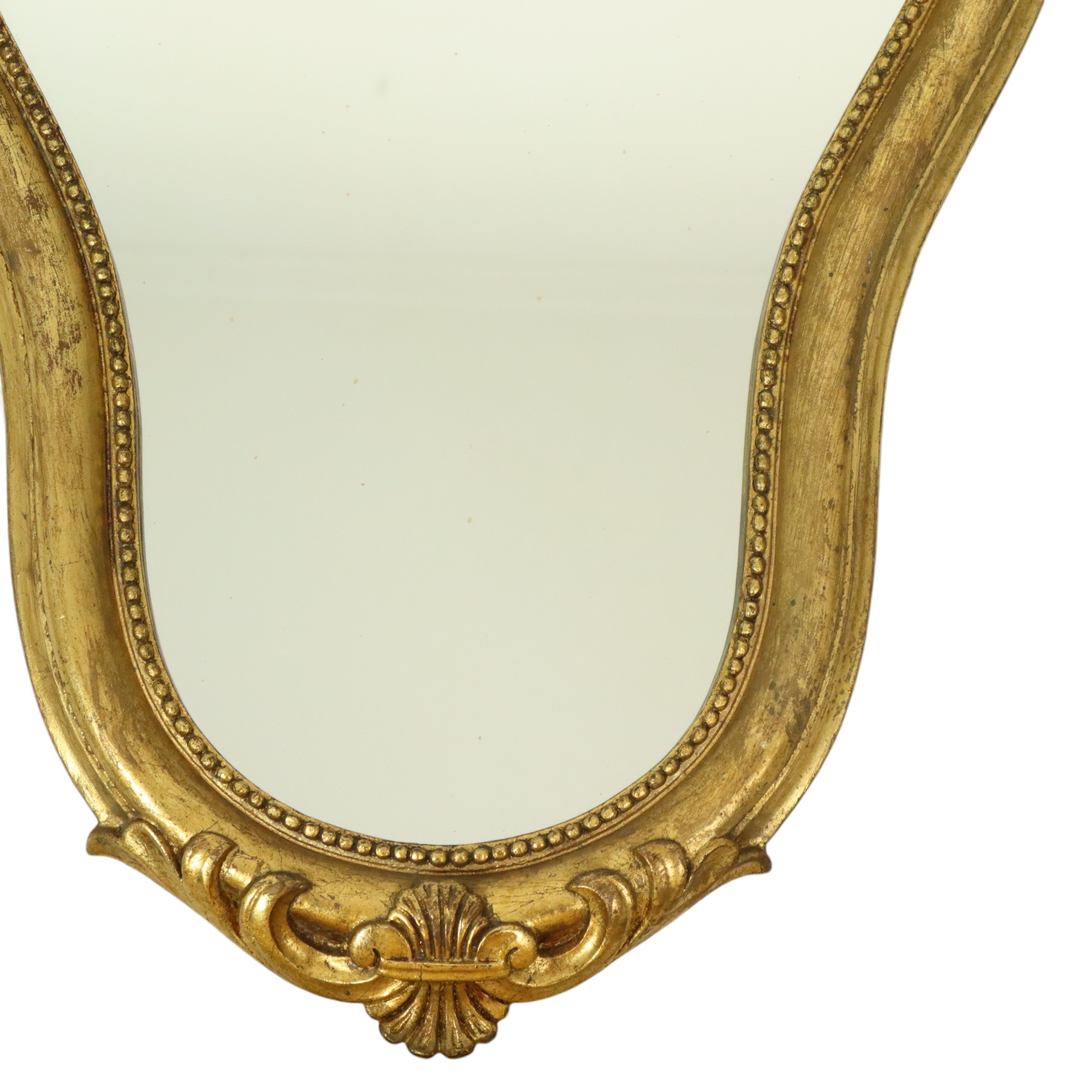 Vergulde Barok Stijl Spiegel Met Console Acanthus Frankrijk image 6