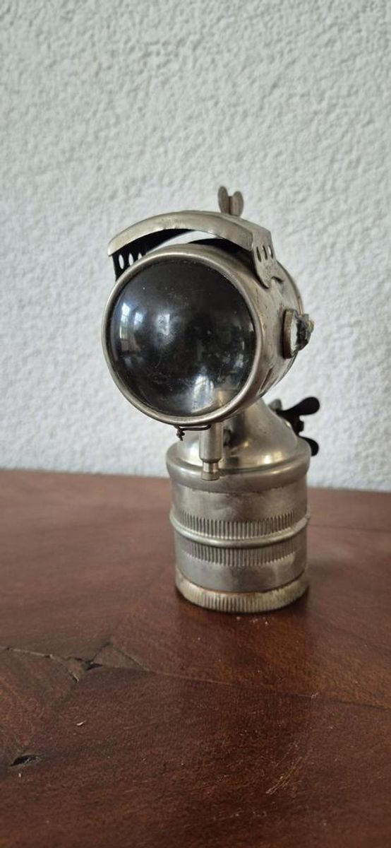Authentieke Vintage Bauer Carbide Fietslamp image 4