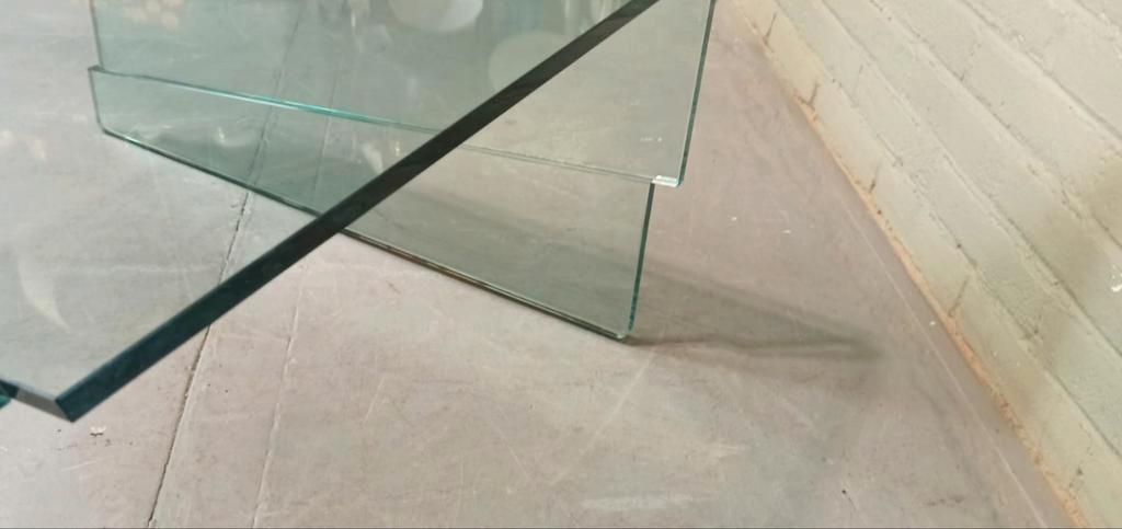 Vintage Design Glazen Salontafel, Postmoder image 15