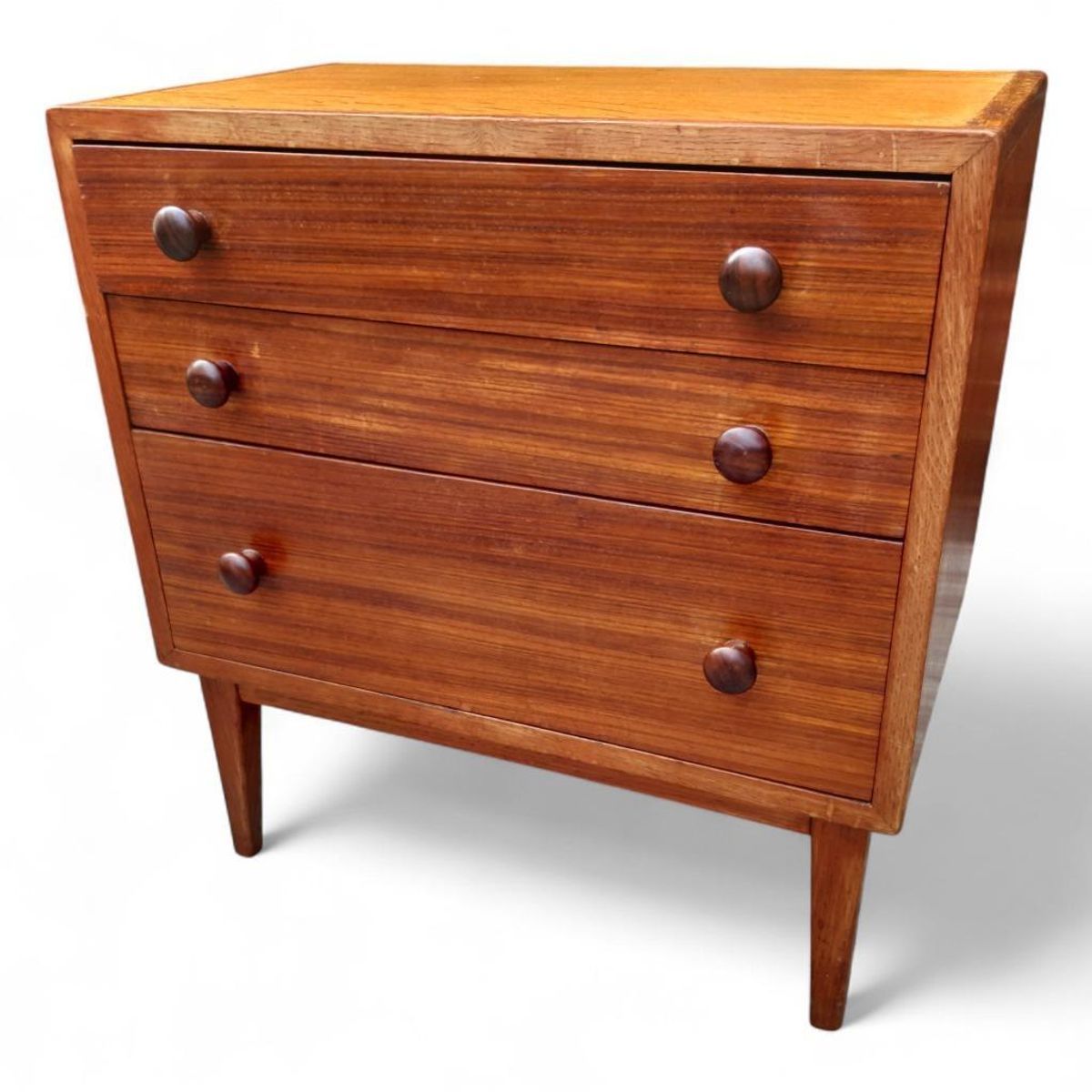 Vintage Design Ladekastje, Massief Hout H63b59d34cm image 1