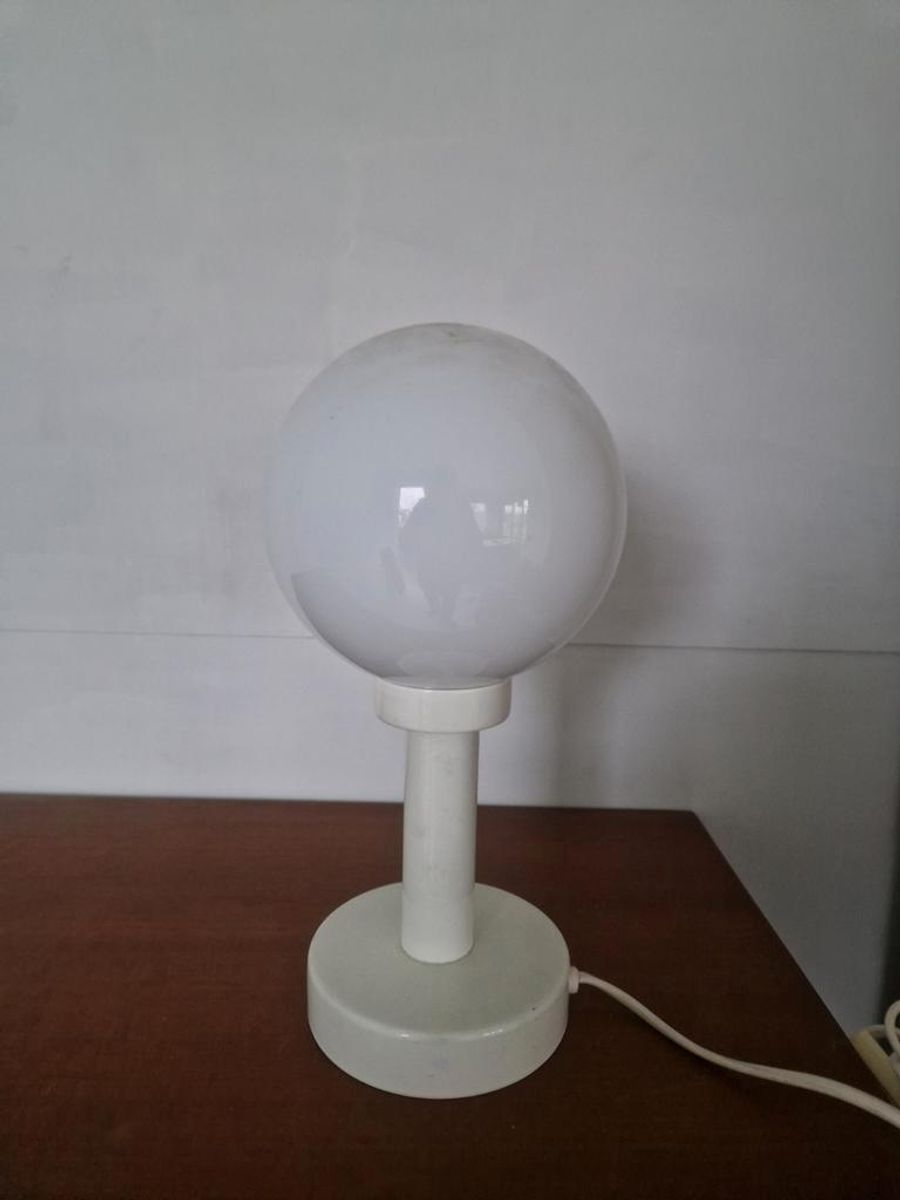 Space Age Opaline Boll Lamp Vintage Design. image 4