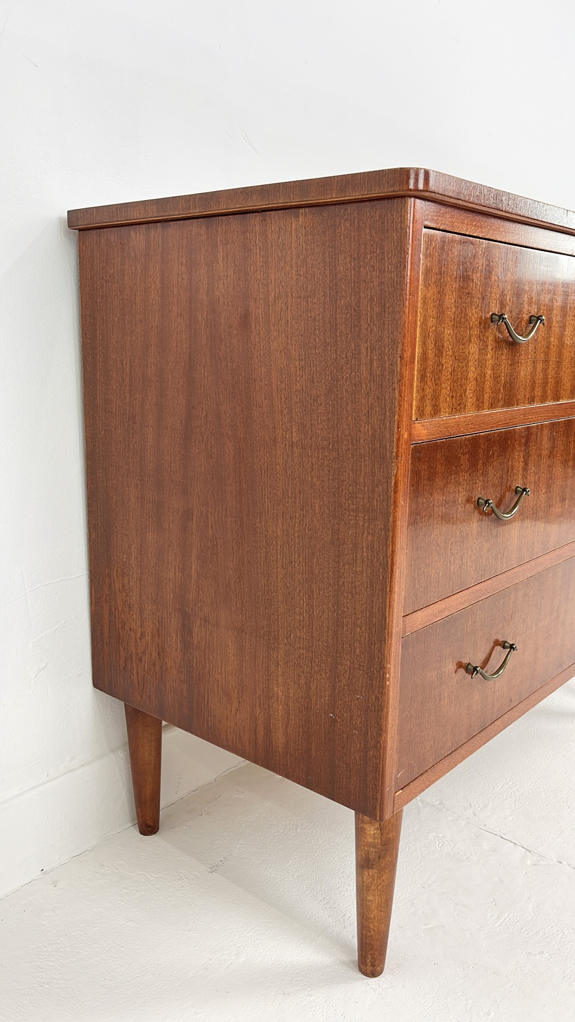 Scandinavisch Vintage Teak Fineren Ladekast Killafors image 7