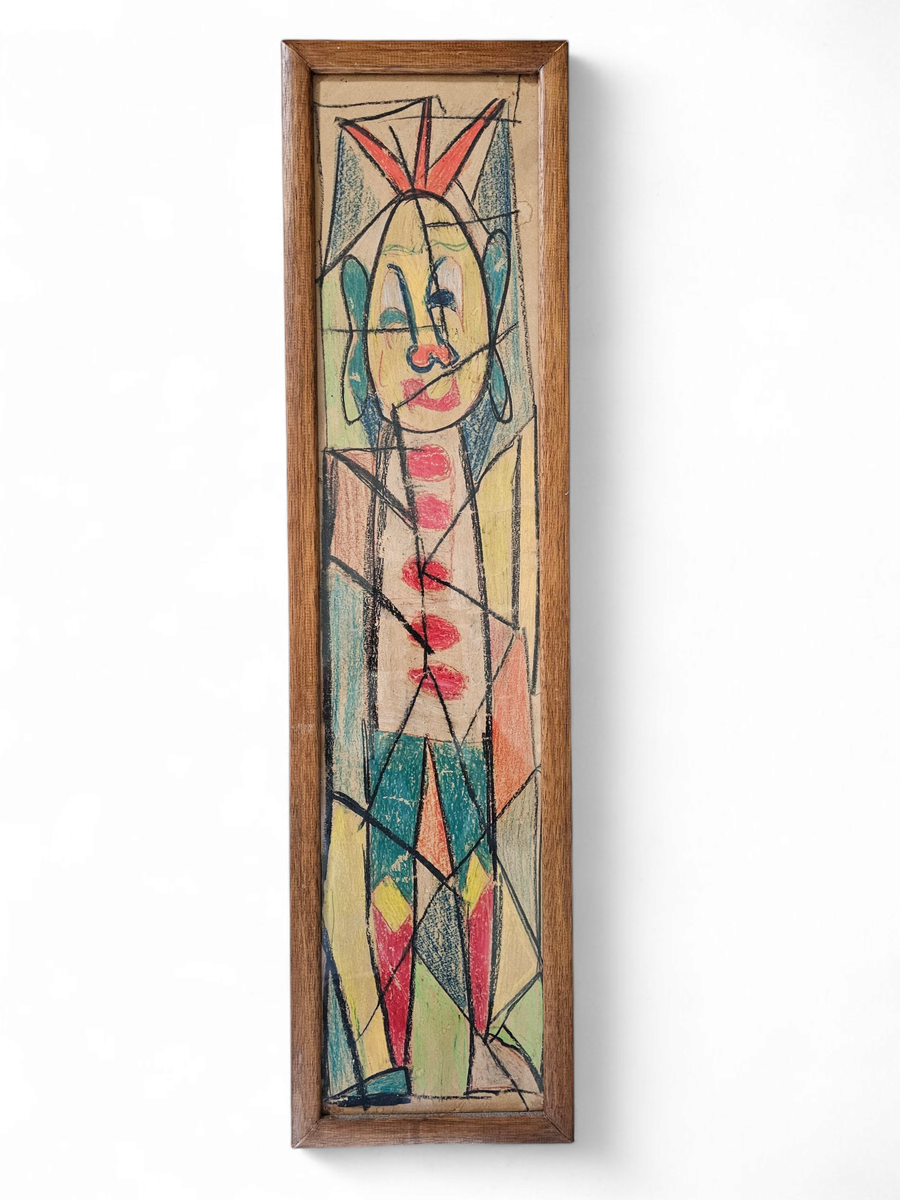 Chalk Drawing / 1960s / Height 80 Cm image 6