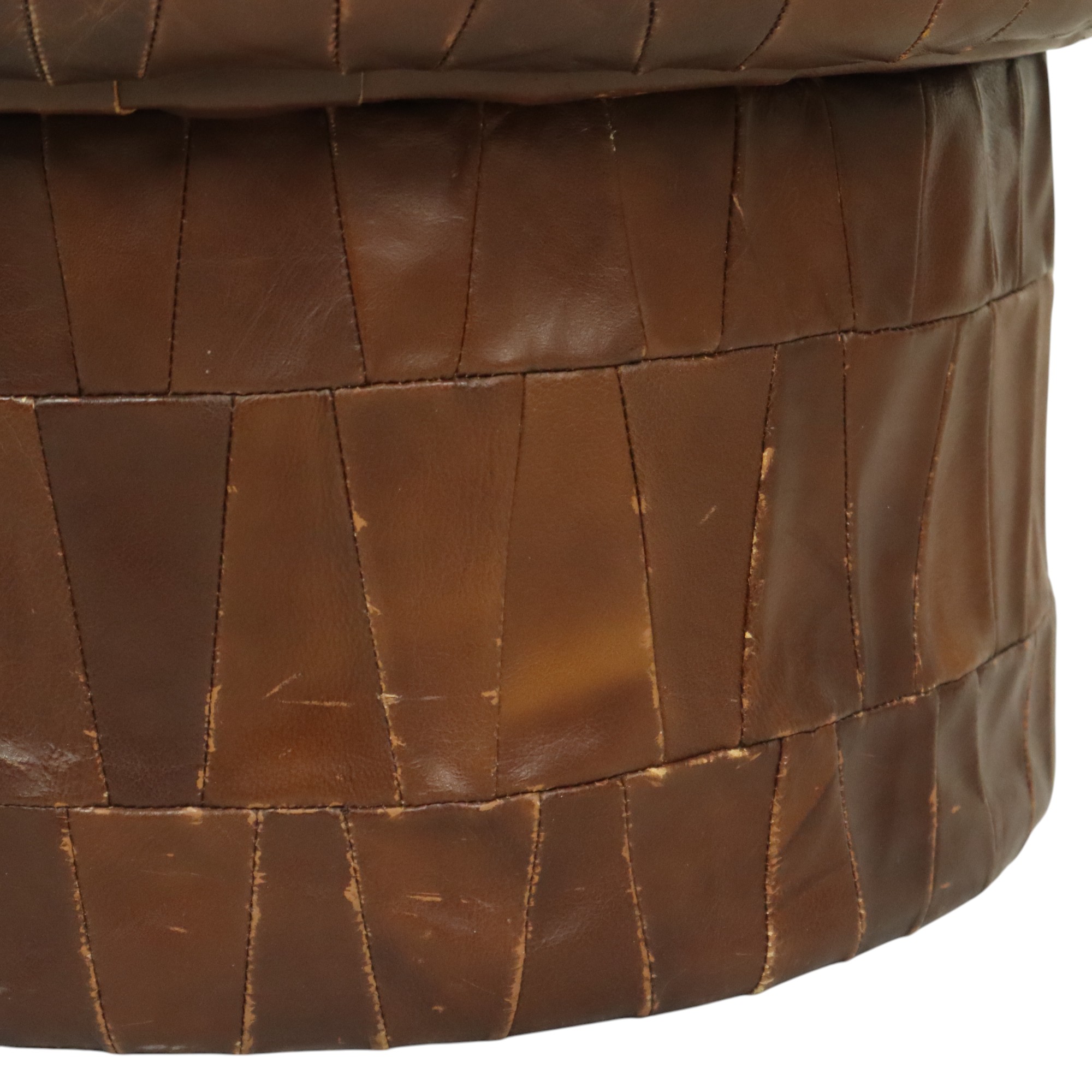 Design Mushroom Poef Opbergruimte De Sede Bruin Leer 57cm image 12