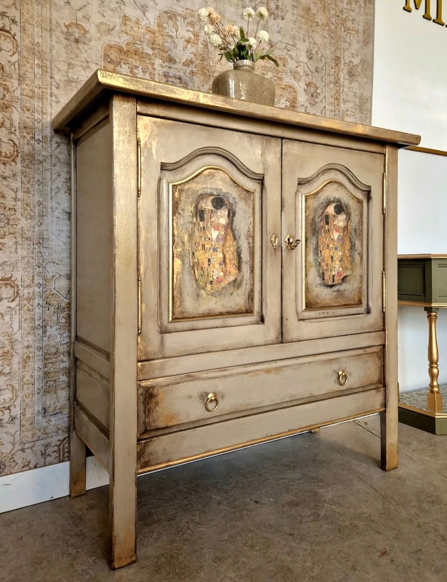 Vintage Look Kast/ Kledingkast Wandkast/ image 5