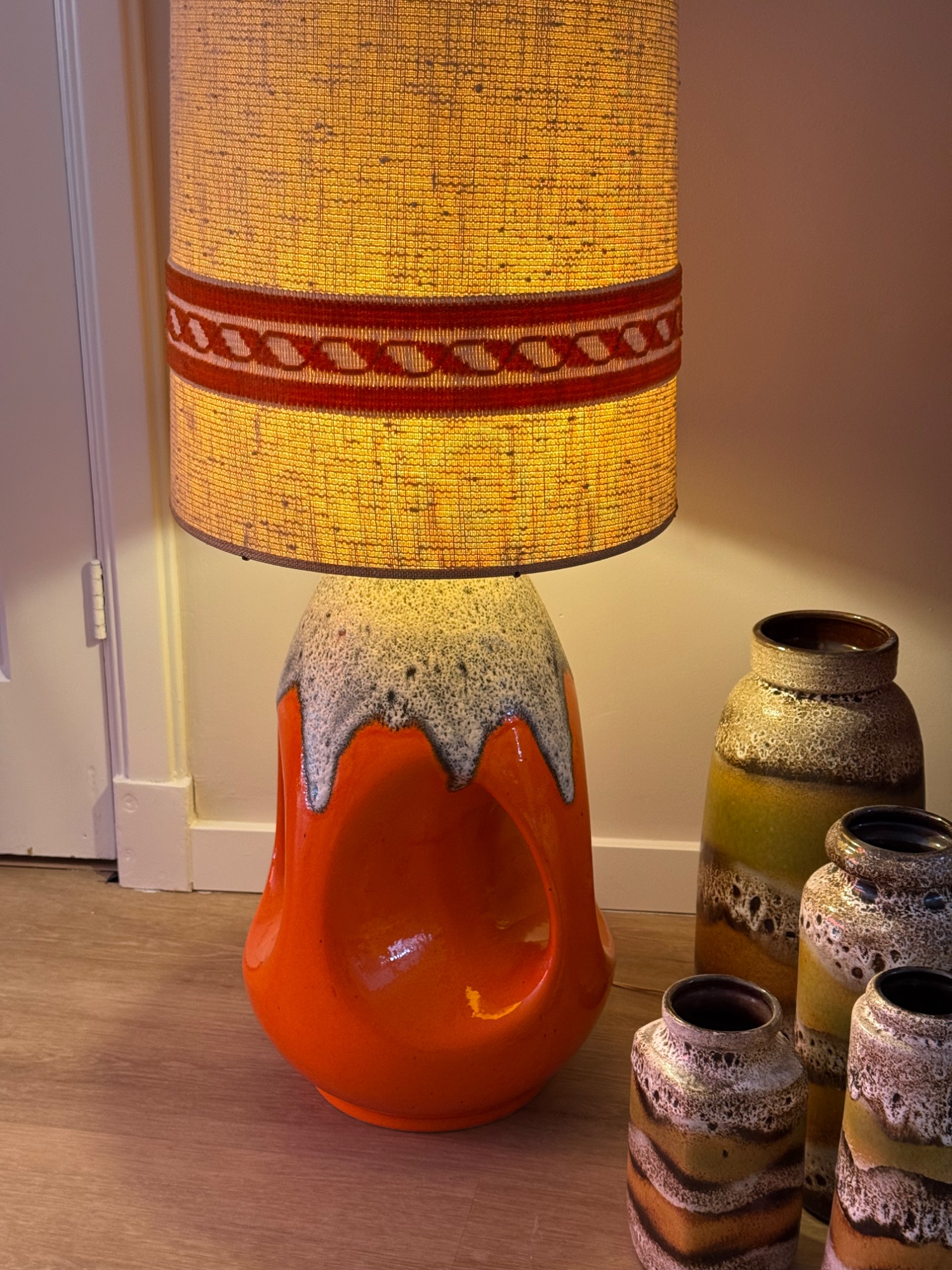 West Germany Vloerlamp Met Kap image 3