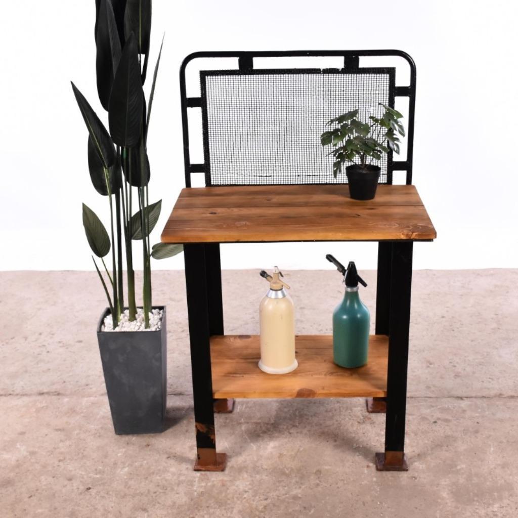 Industriële Bartafel, Hoge Tuintafel, Console-, Werktafel. image 7