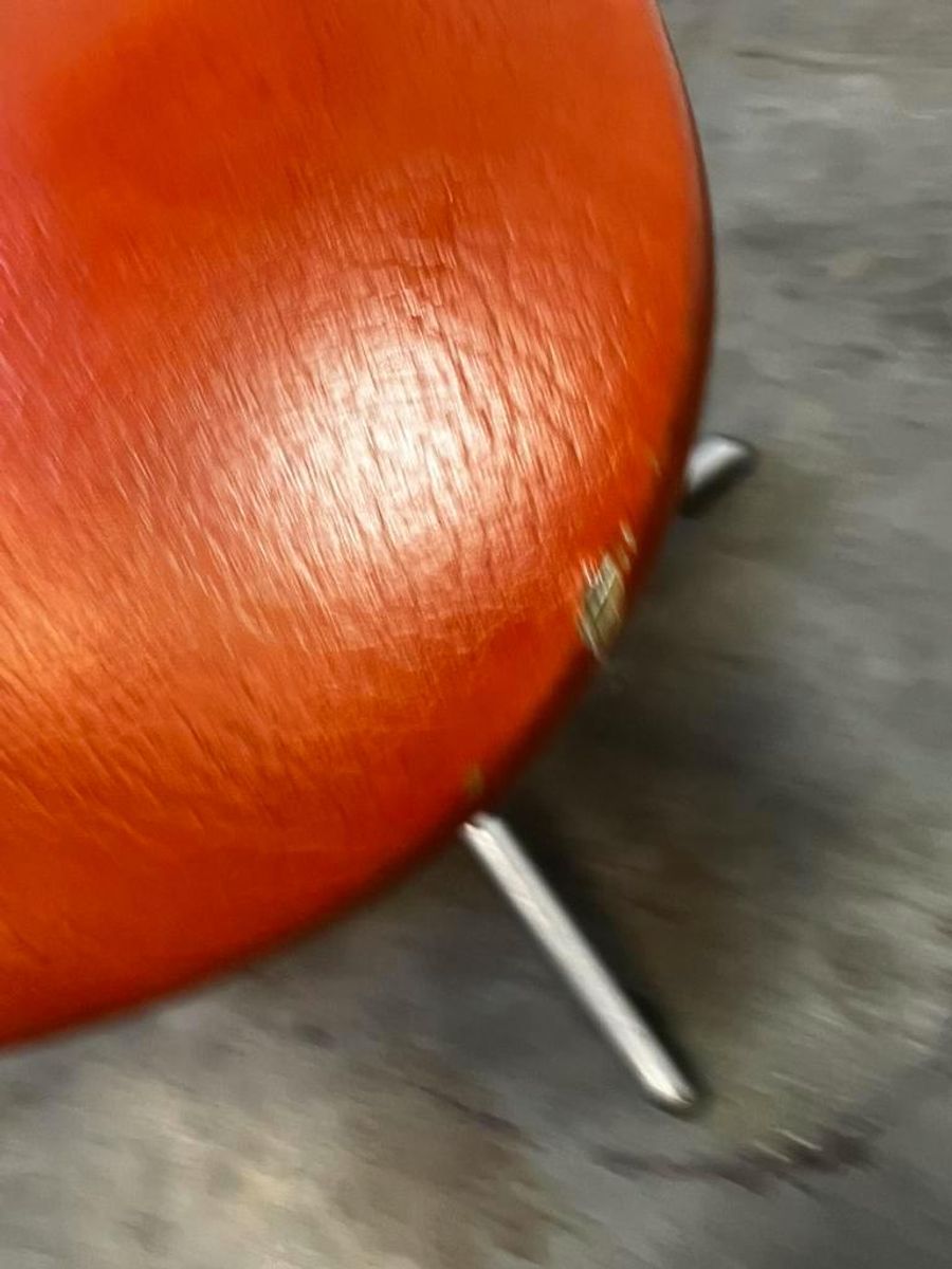 Vintage Oranje Bureaustoel / Desk Chair image 7