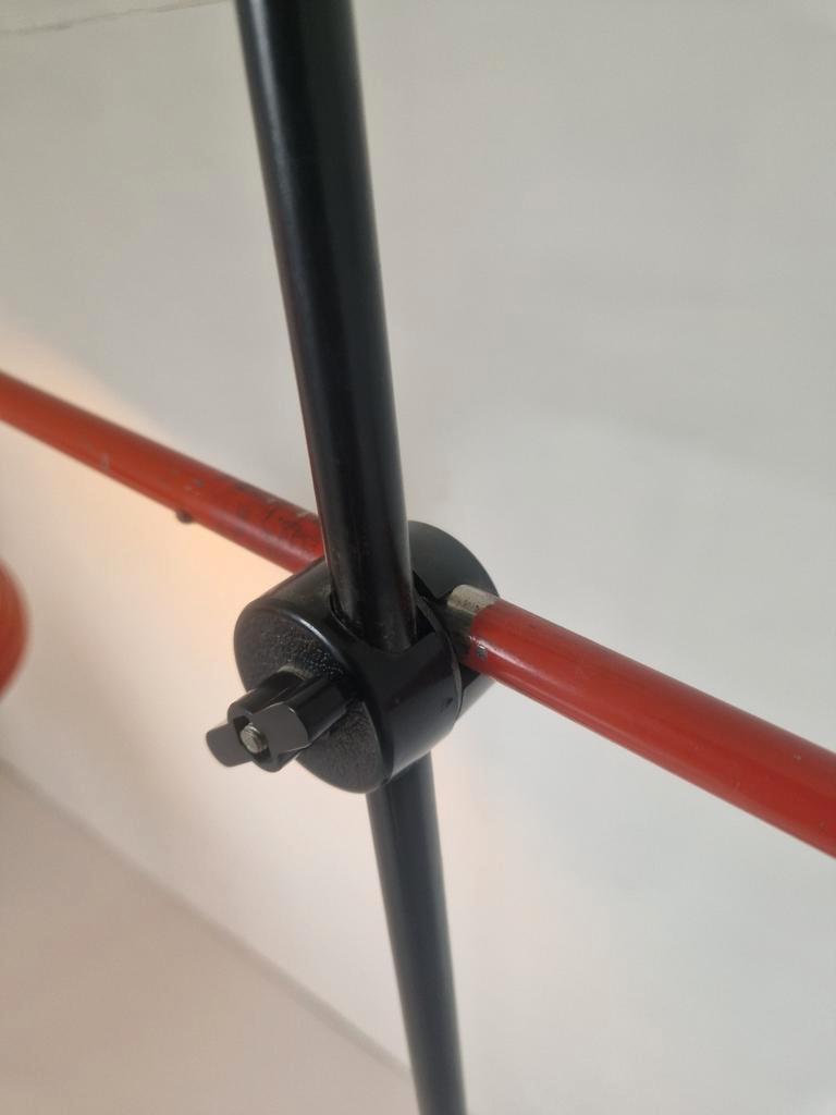 Vintage IKEA Hengellamp Design Rood. image 7
