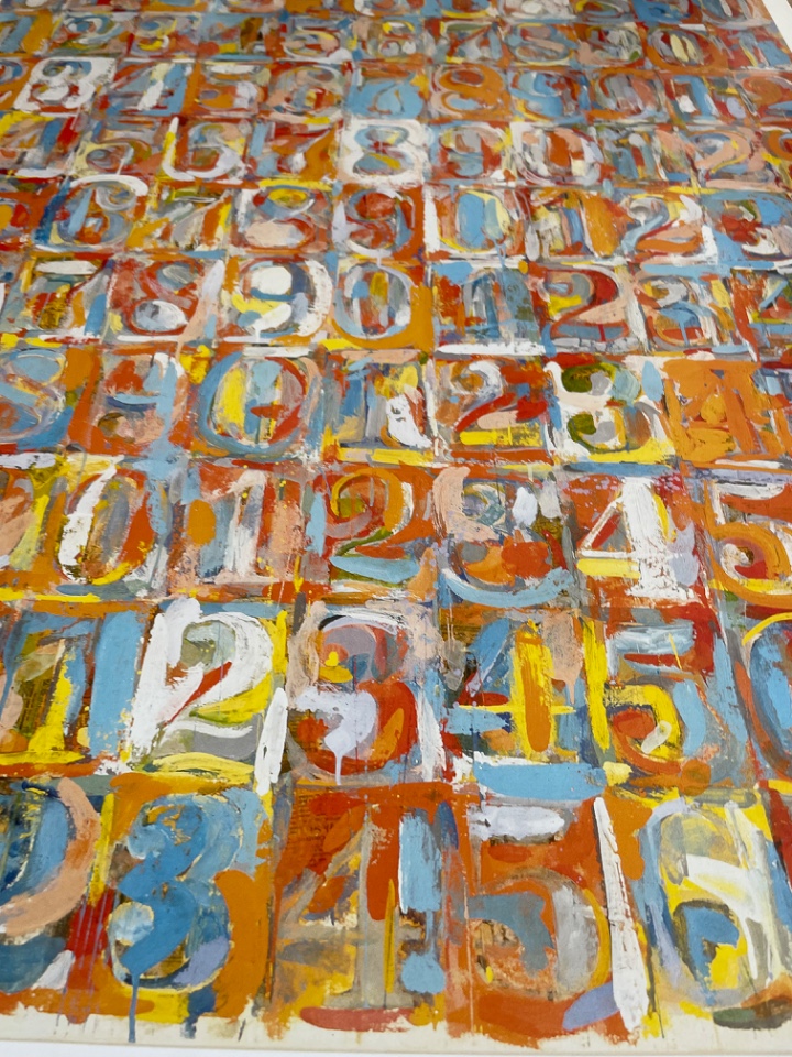 Jasper Johns, Numbers In Color, (1958-59) image 10