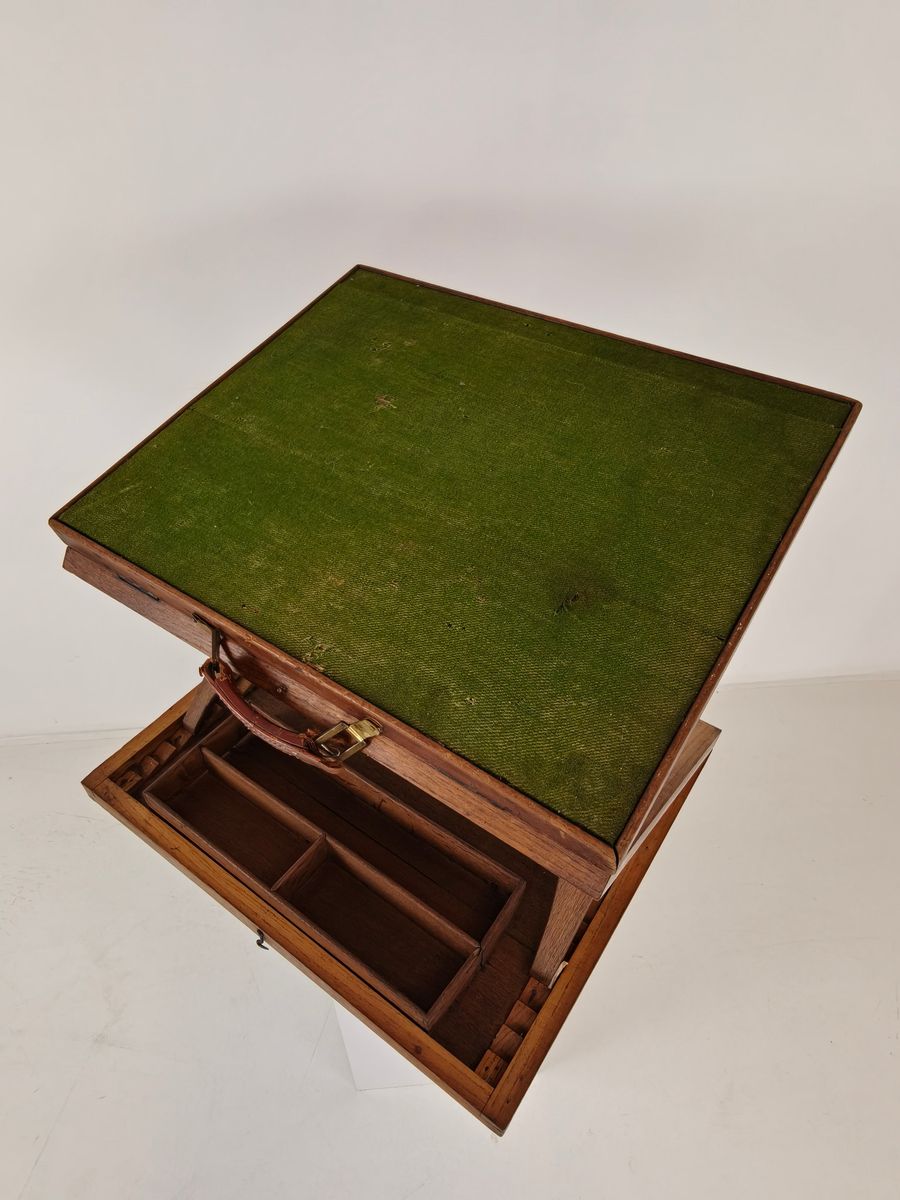 Antieke Draagbare Lessenaarkast – Circa 1920 image 9