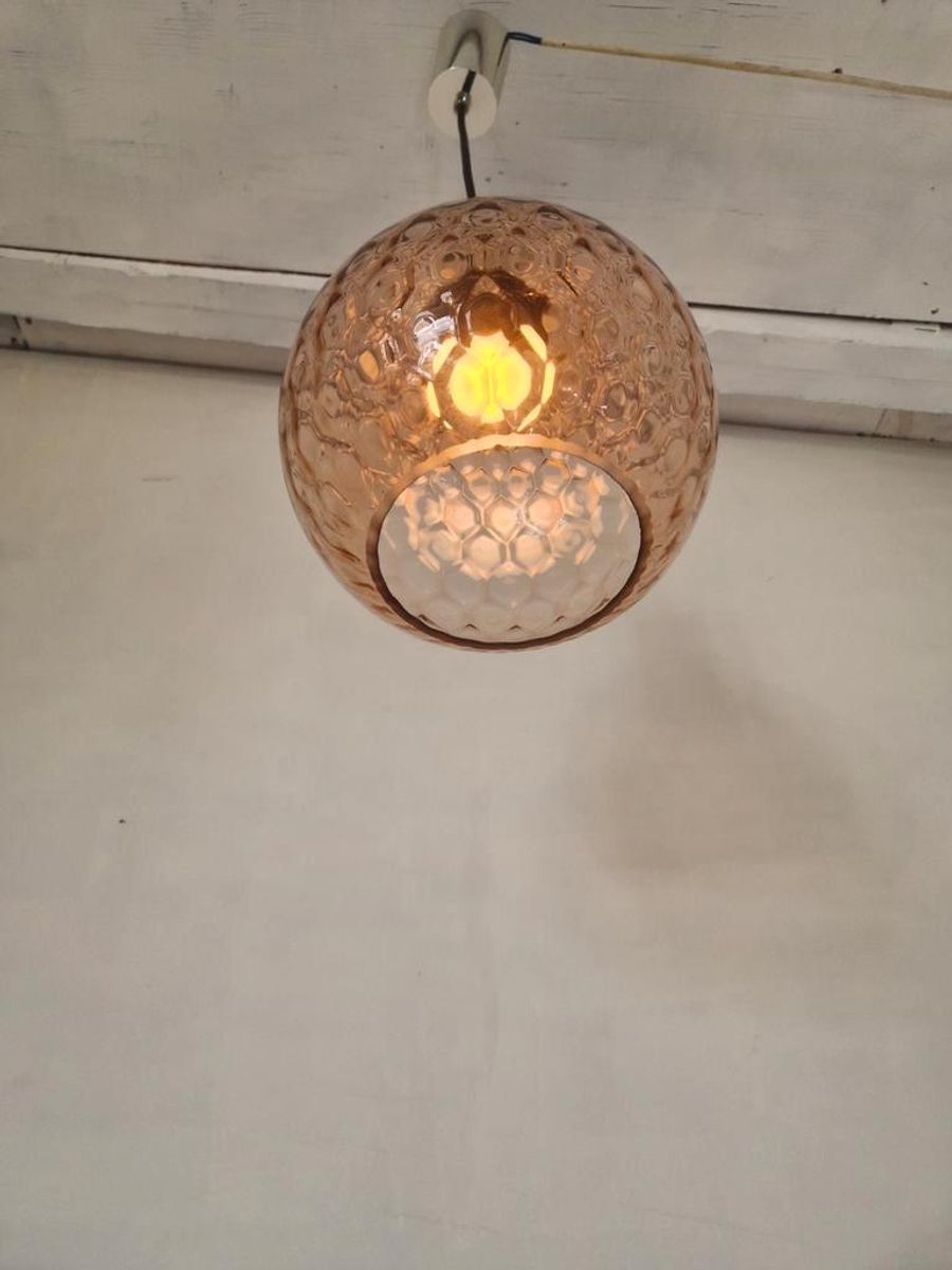 Vintage Glazen Hanglamp Design image 5
