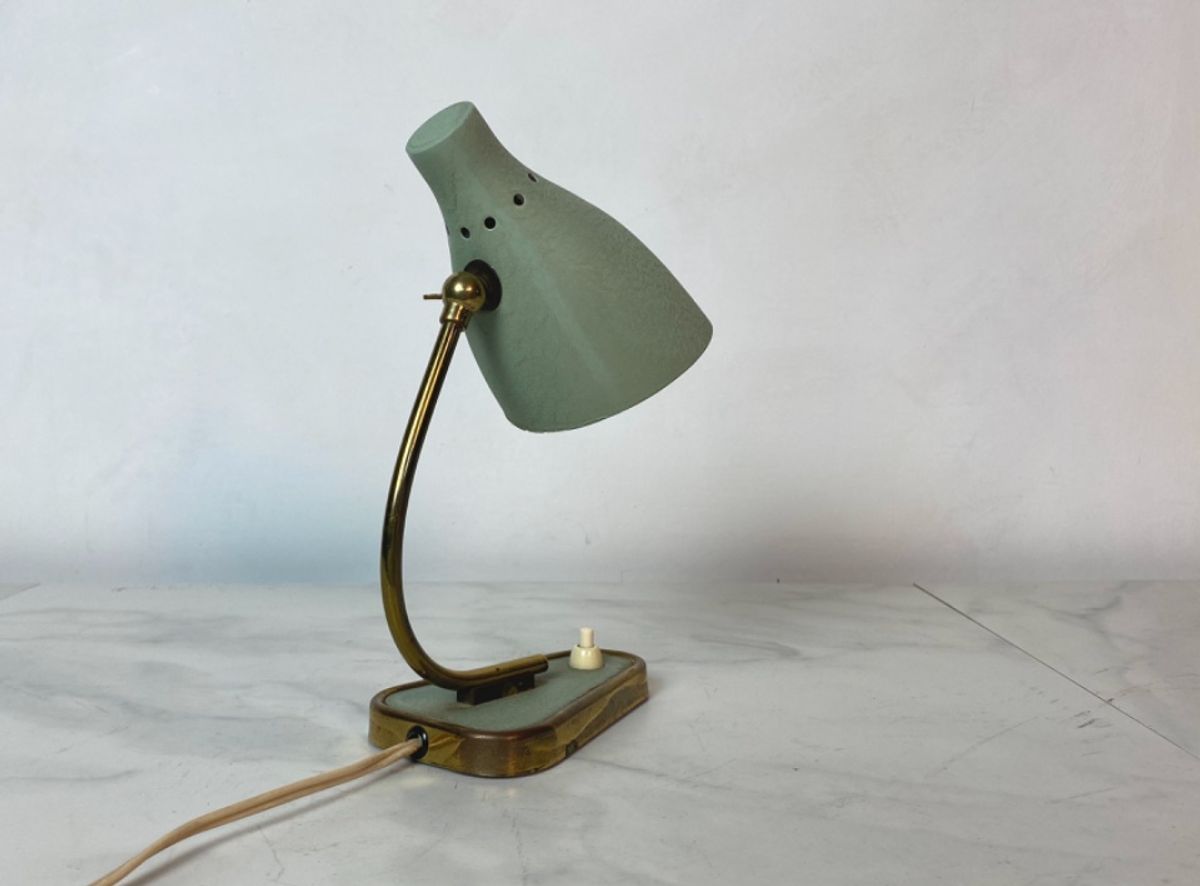 50s Groen Lampje, Vintage 1950. image 9
