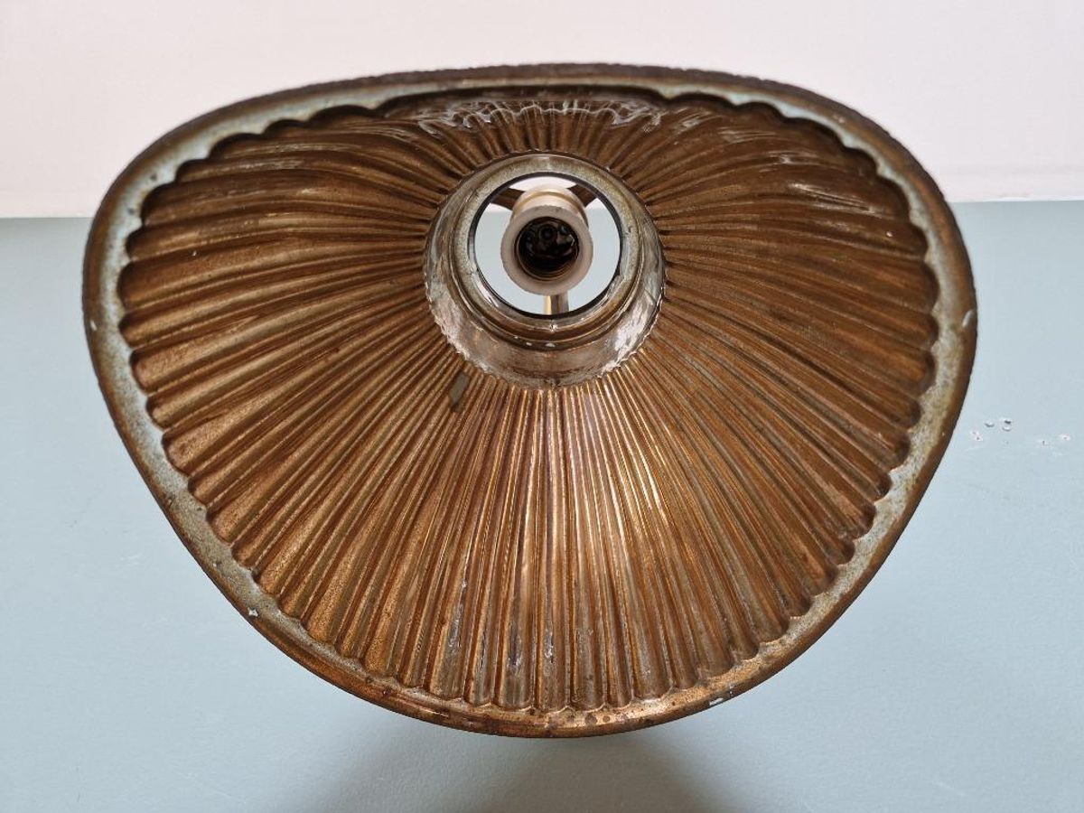 Wandlamp Met Zwanenhals Van Gemercuriseerd Glas, 1930 image 5