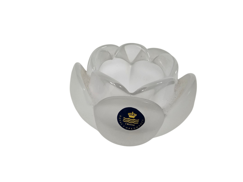 Holmegaard - Designer Torben Jorgensen - Model Lotus Bloem - Waxinelicht Houder - 1990's image 5