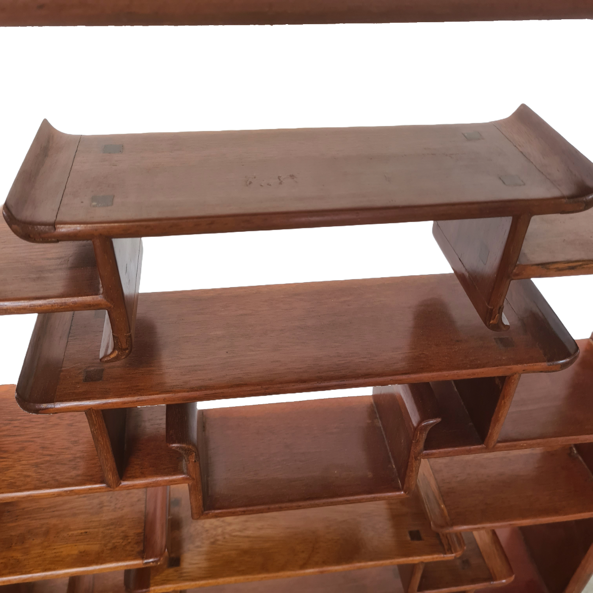 Chinees Hardhouten Etagère Meubel, 2e Helft 20e Eeuw image 4