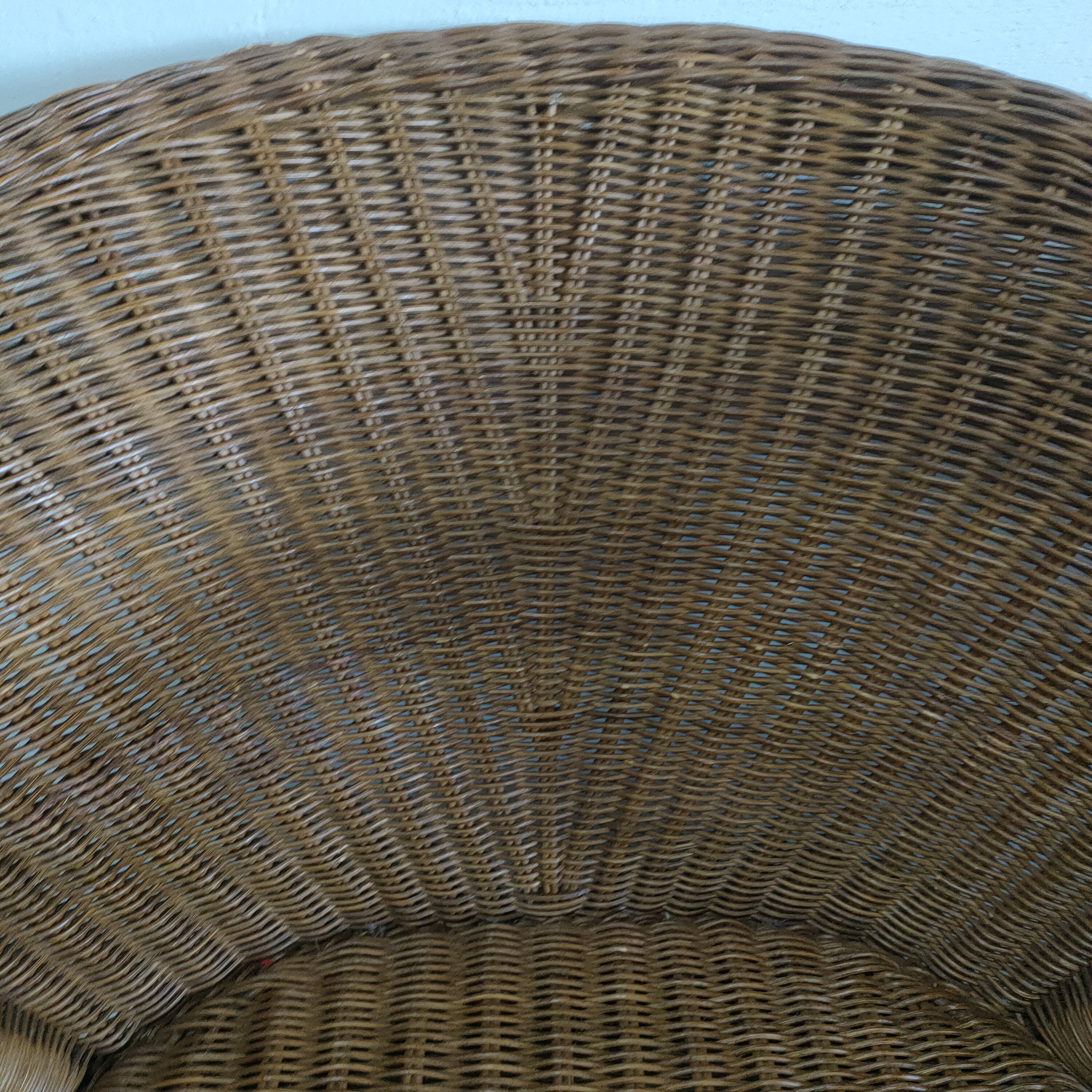 Vintage Jaren 70 Rohé Design Rotan/pitriet Fauteuil/stoel(en) image 10