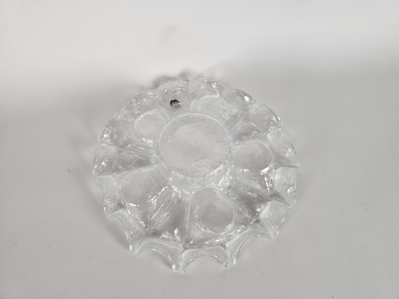 Muurla - Handmade - Kristal Glas - Theelicht Houder - Finland - 1960'S image 4