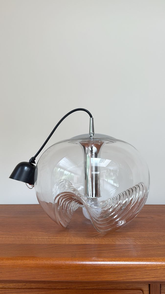 Vintage Peill & Putzler Wave Hanglamp Uit De Jaren 70 image 2