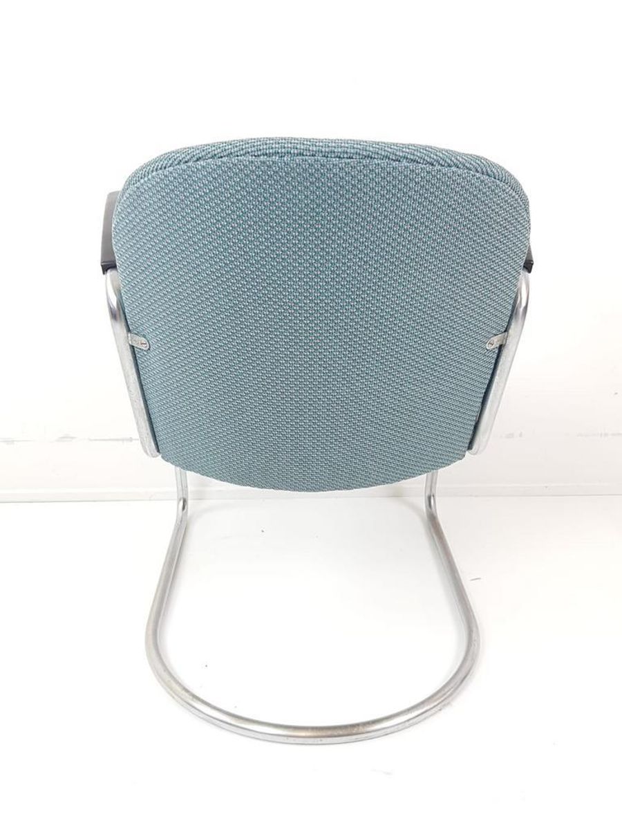 Gispen Fauteuil Model 413 Nieuw Gestoffeerd Ploeg Stof Grape image 6
