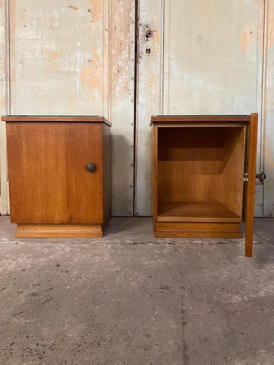 Set Art Deco Kastjes. Met Glasplaat En Bijzondere Details. image 3