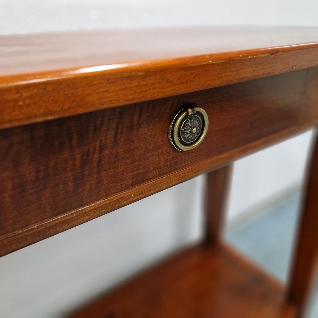 Klassieke Noten / Kersen Vintage Sidetable Dressoir Ladekast image 15