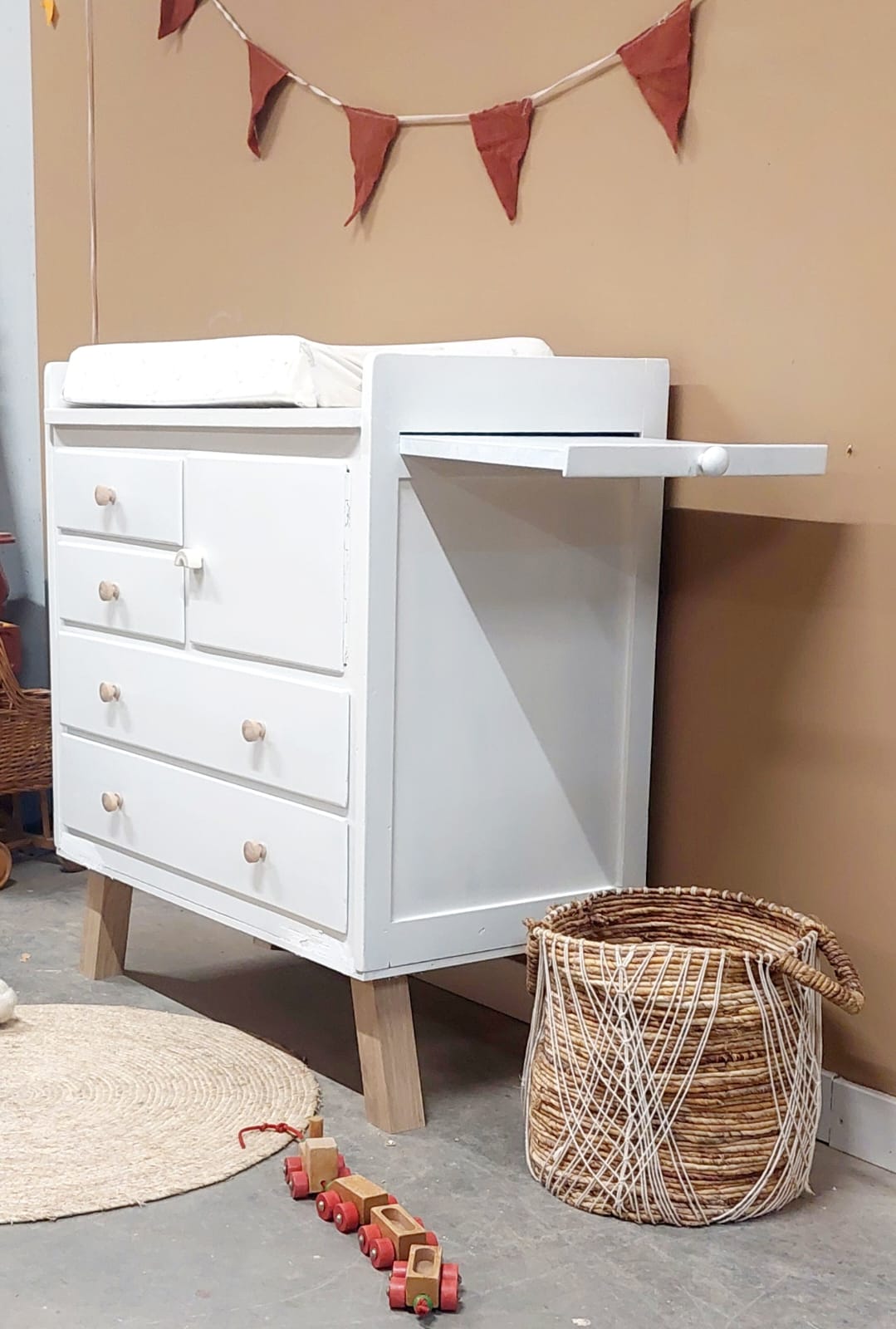 Vintage Commode In De Grondverf – Kleur Naar Wens image 9