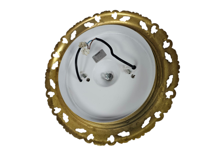 Massive - Hollywood Regency Stijl - Messing - Glas - 3e Kwart 20e Eeuw image 9
