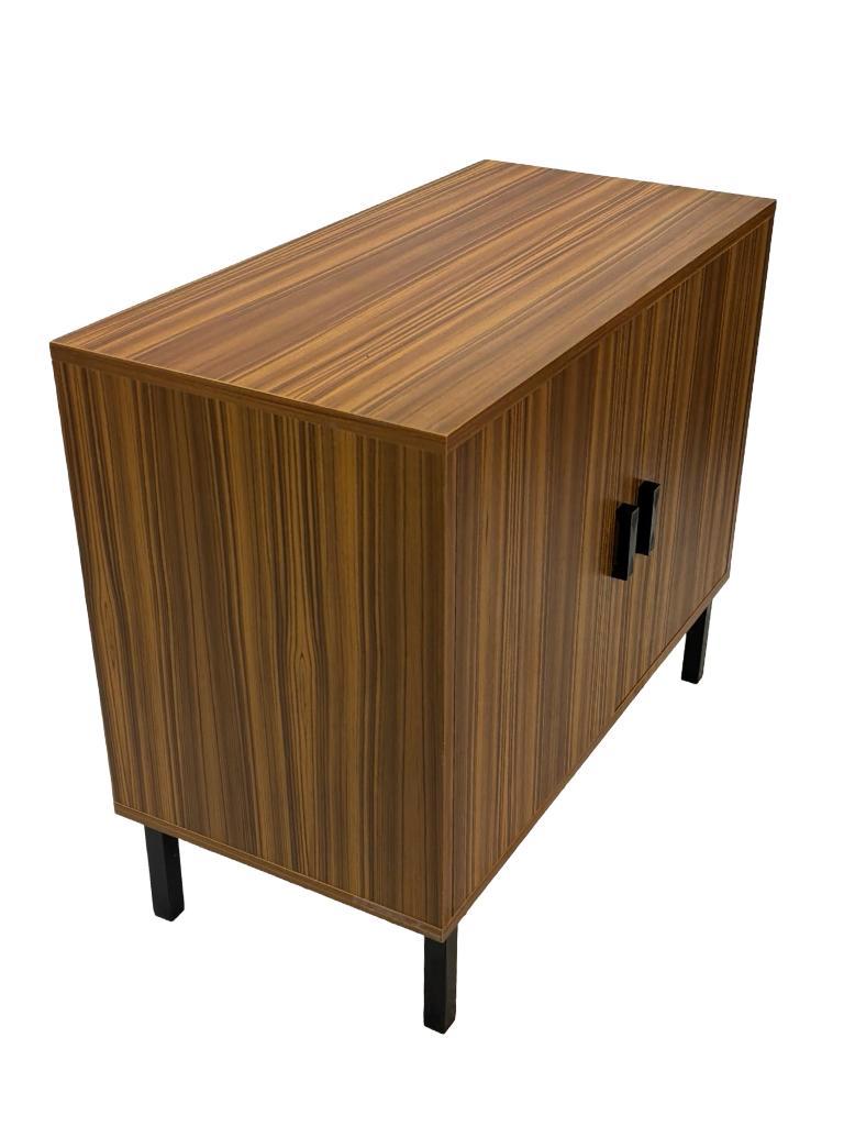 Vintage Kastje Compact Plak Fineer Jaren 70 Design image 14